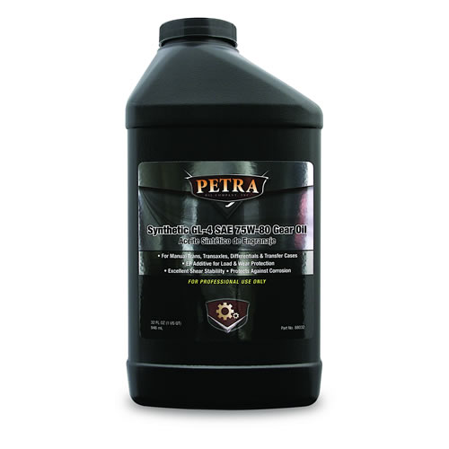 SAE 75w-80 Synthetic Gear Oil