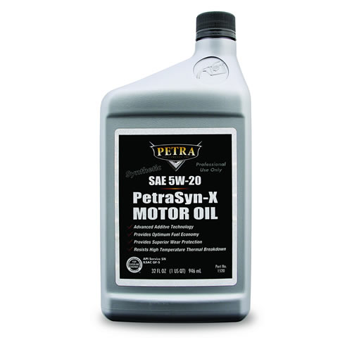 SAE 5W-20 petra syn-x motor oil